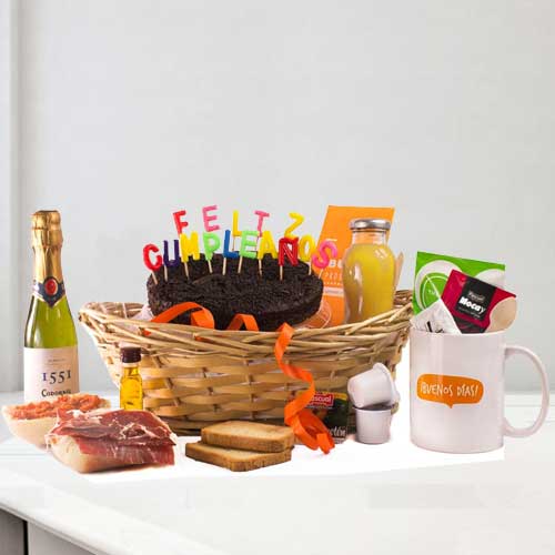 Birthday Breakfast Basket