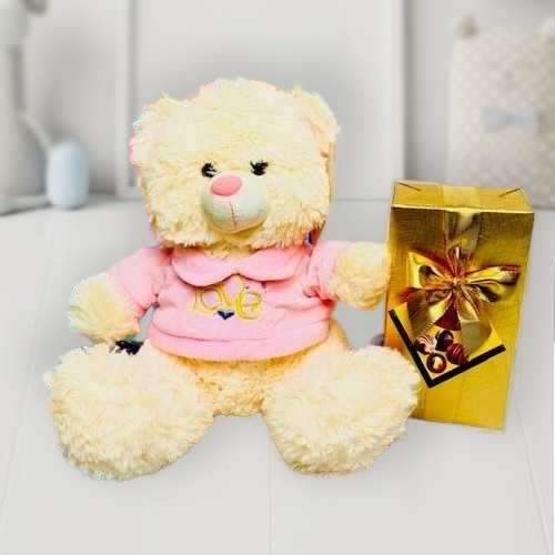 Love Bear And Chocolates
