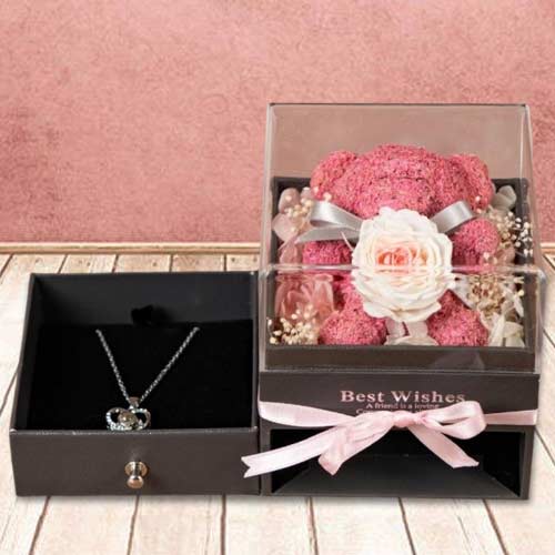 Teddy Rose Jewelry Box