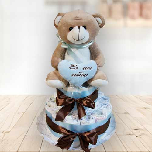 Little Gentleman Diaper Cake